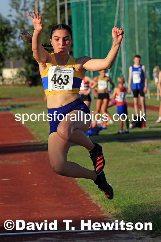 Long jump, 2022 NEGP Monkton No. 6, Wednesday, Aug. 10th. Photo: David T. Hewitson/Sports for All Pics